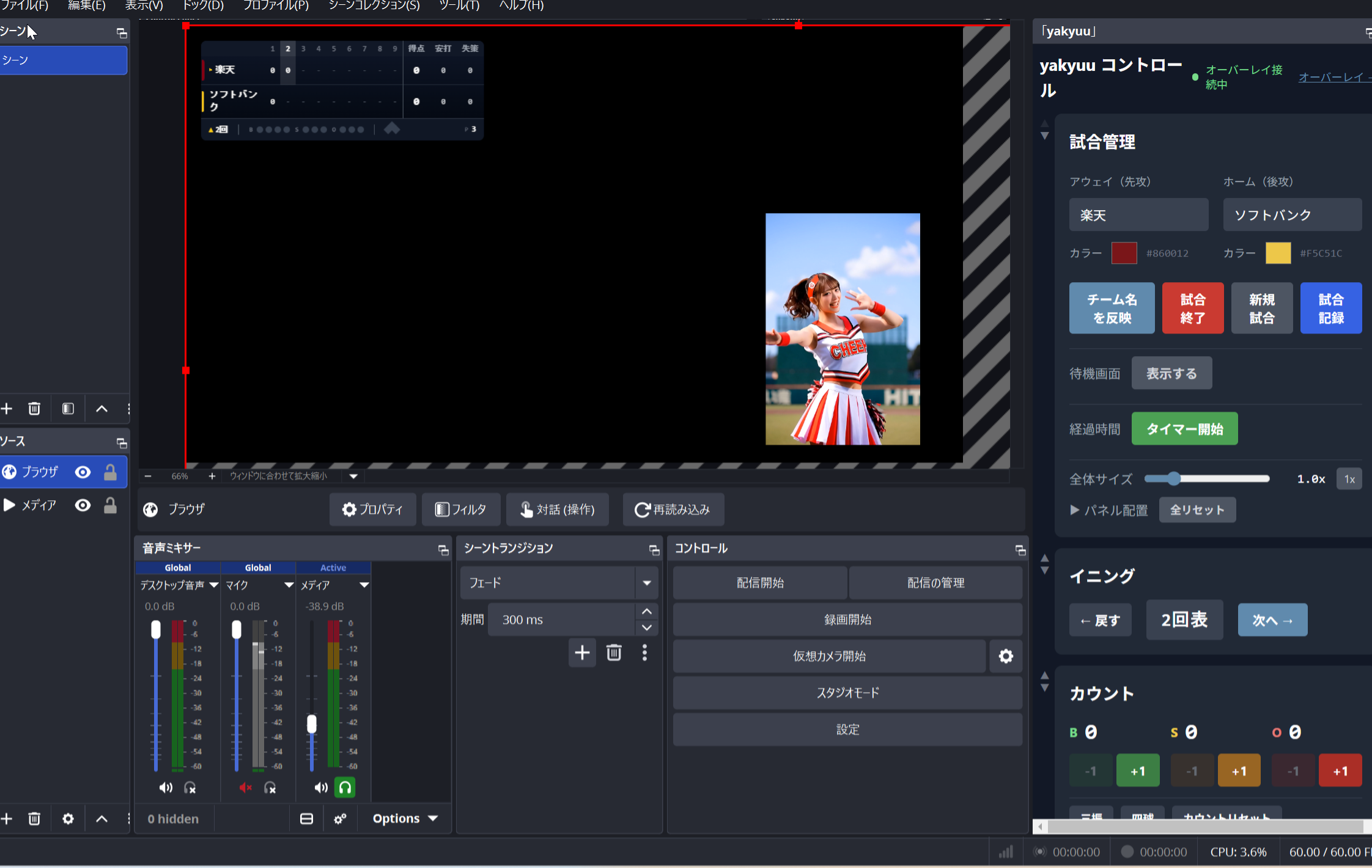 オーバーレイ接続済み